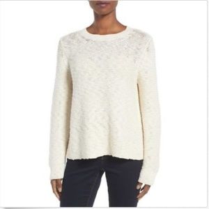 EILEEN FISHER Sweater L Organic Cotton Chunky Knit